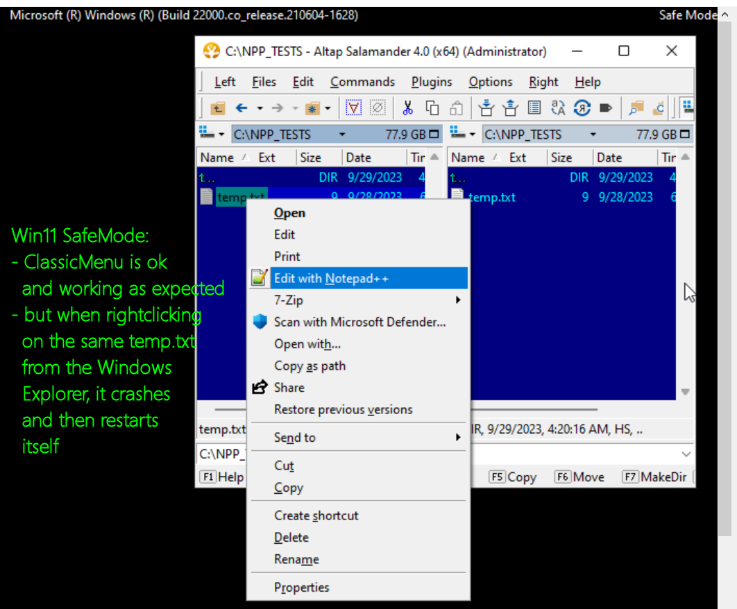 npp-Win11-SafeMode-NppShell-crash.png