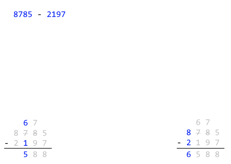 e - Basic Math Tutor - Sect 4 - Subtracting 3 & 4 Digit Numbers page 13.png